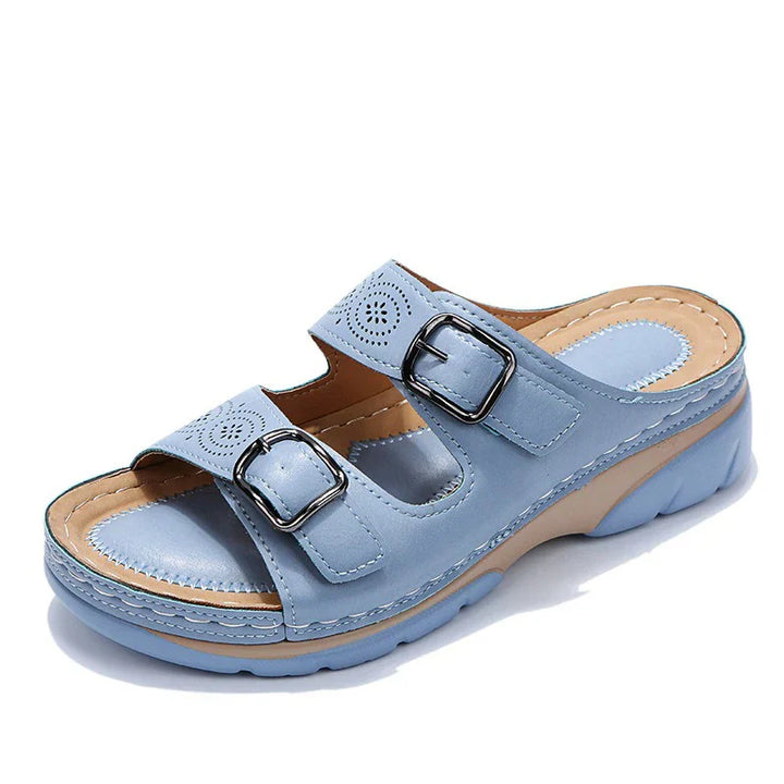 Sandales Aurore pour femme souples et orthopédiques, semelle ergonomique avec amorti optimal pour usage quotidien.
