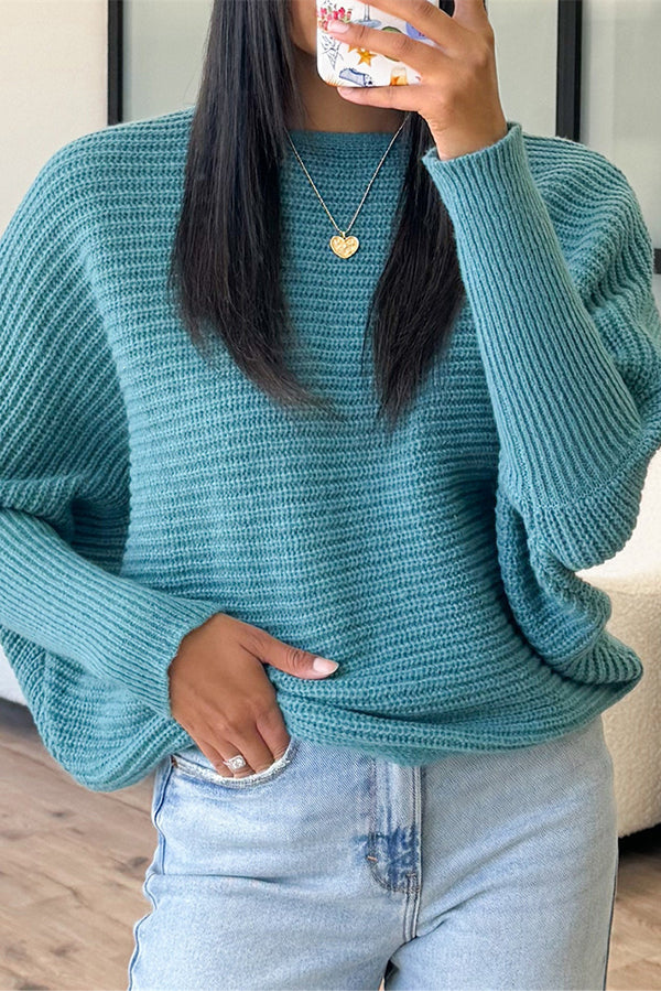 Letty | Pull Tricoté Avec Col Ronde Pour Femmes