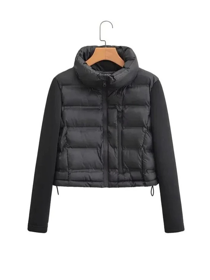 Farah | Veste à Patte Zippée Pour Femmes | Noir