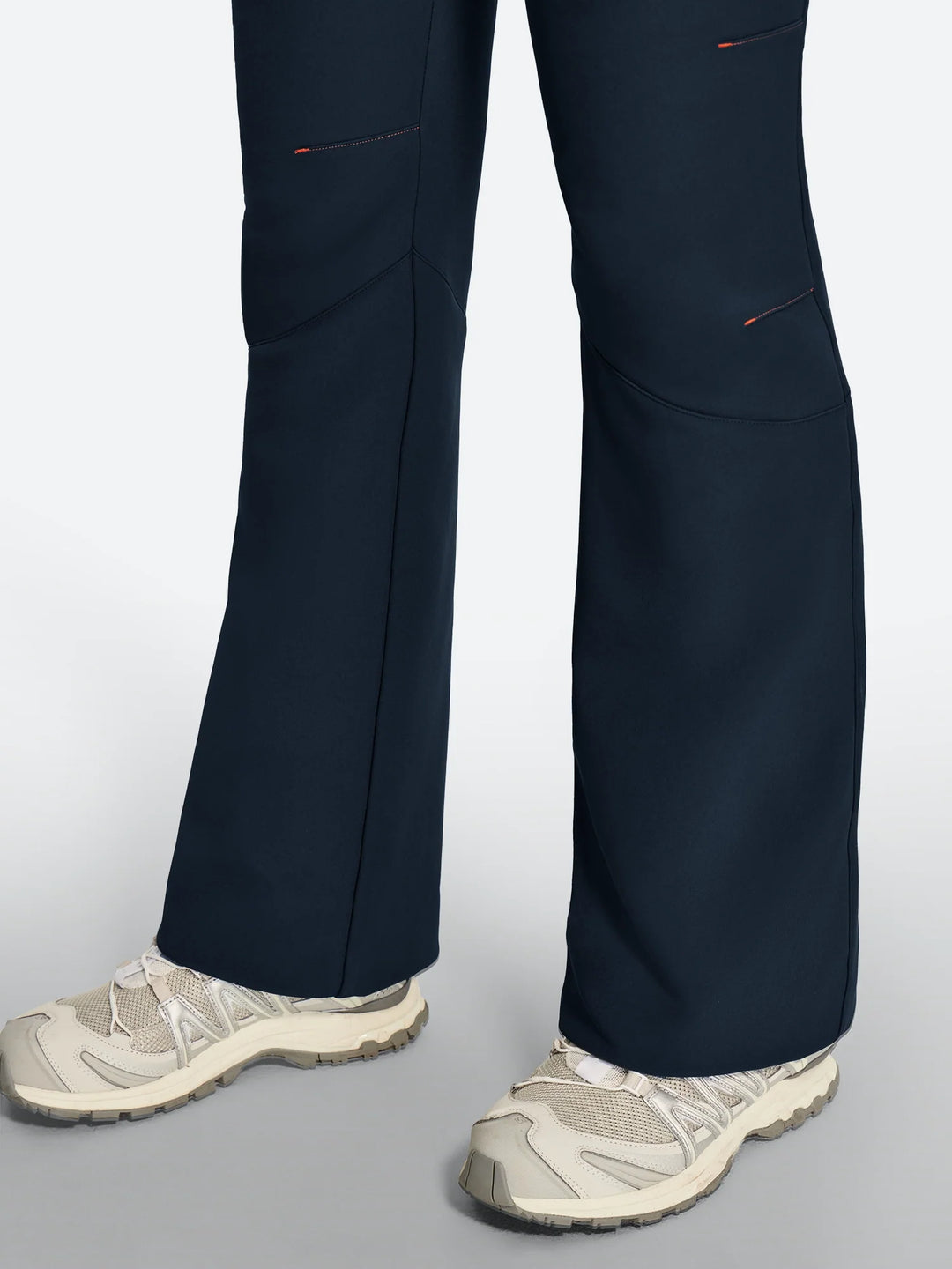 Women's Fleece-Lined Waterproof Flared Ski Pants