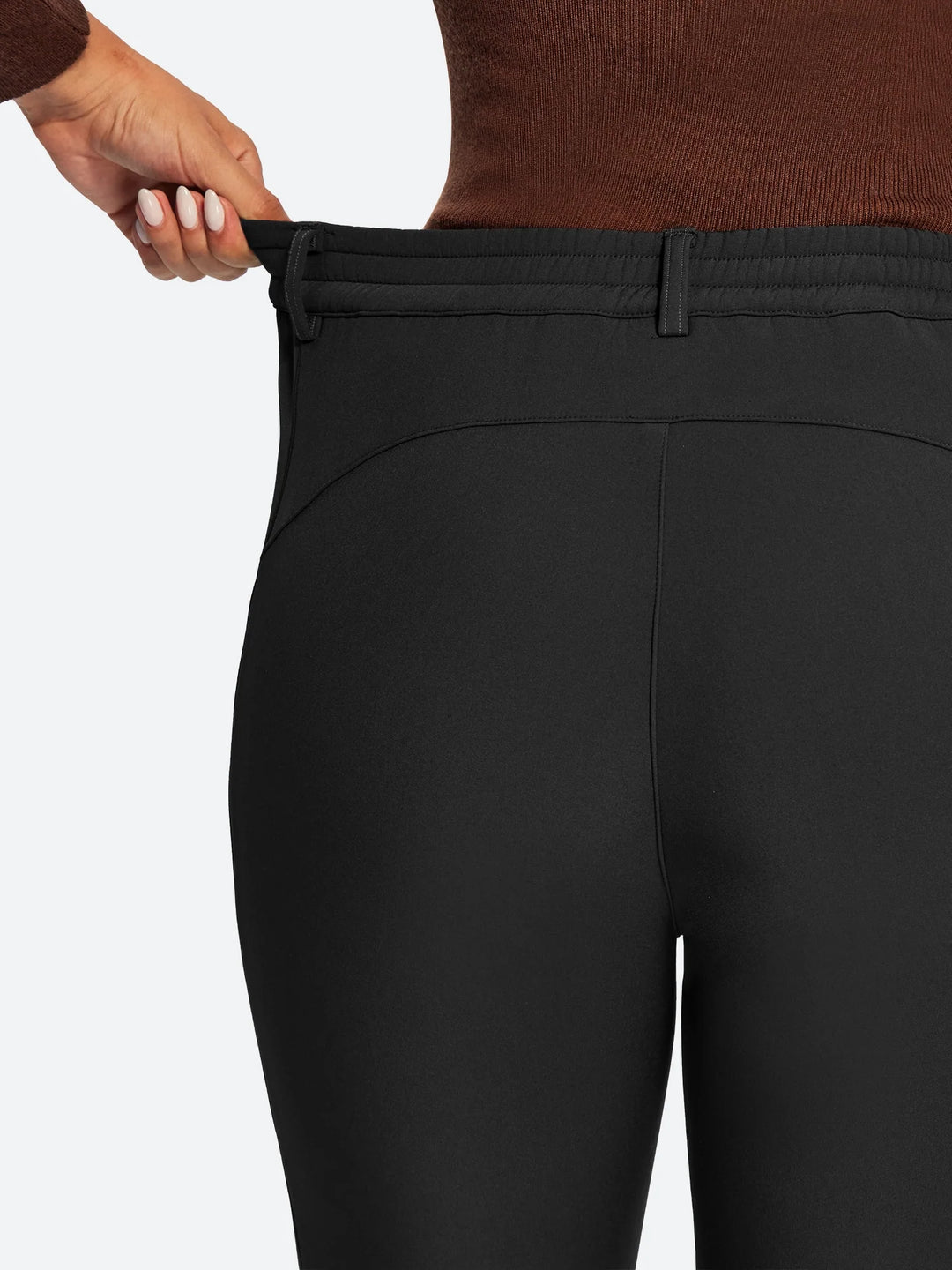Women's Fleece-Lined Waterproof Flared Ski Pants