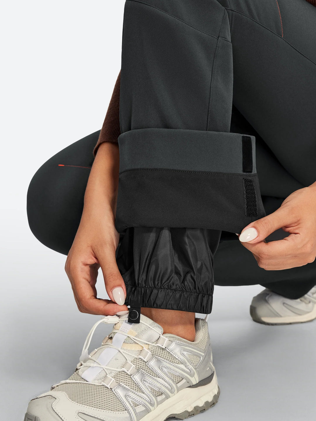 Women's Fleece-Lined Waterproof Flared Ski Pants