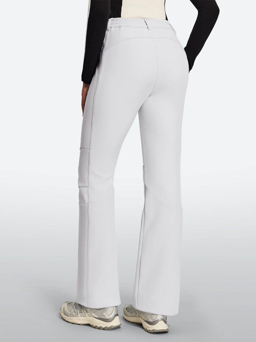 Women's Fleece-Lined Waterproof Flared Ski Pants