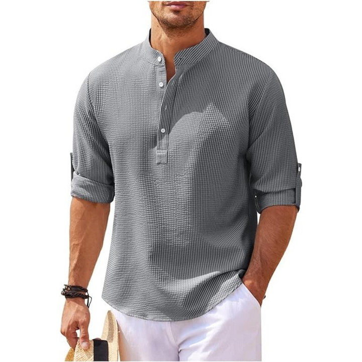 Côme | Chemise pour Homme | Henley, Décontractée & Moderne