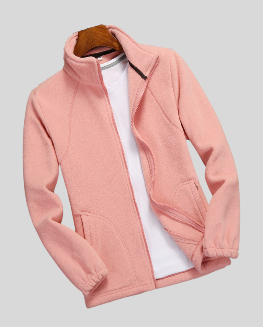 Veste Polaire Femme – Col Montant Zippé