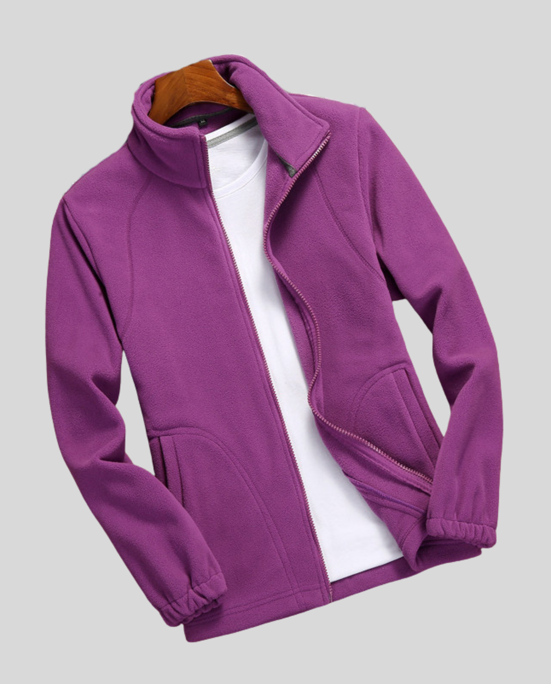 Veste Polaire Femme – Col Montant Zippé