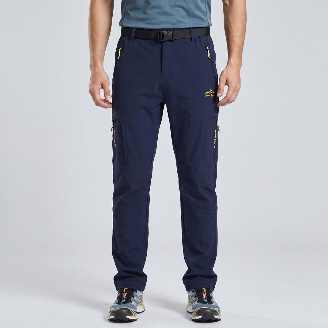 Pantaloni da trekking da uomo leggeri, ad asciugatura rapida ed elasticizzati