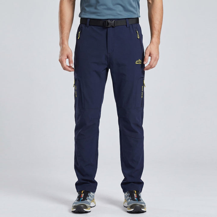 Pantaloni da trekking da uomo leggeri, ad asciugatura rapida ed elasticizzati