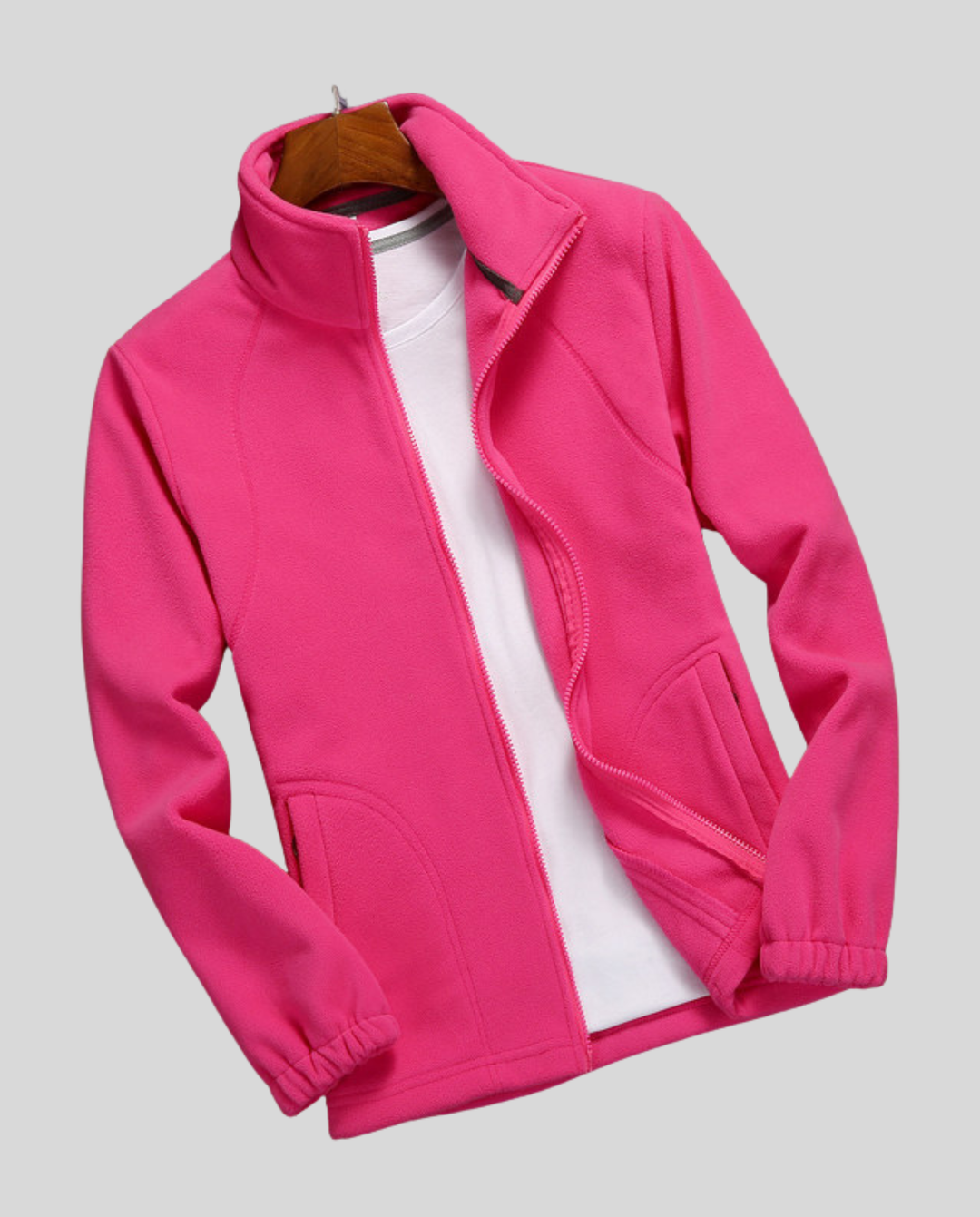 Veste Polaire Femme – Col Montant Zippé