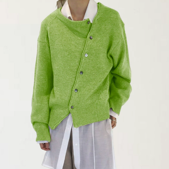 Cardigan Beige Boutonné
