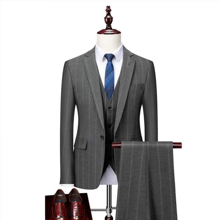 Costume 3 Pièces À Boutonnage Simple Invité De Mariage Pour Homme | Moderne