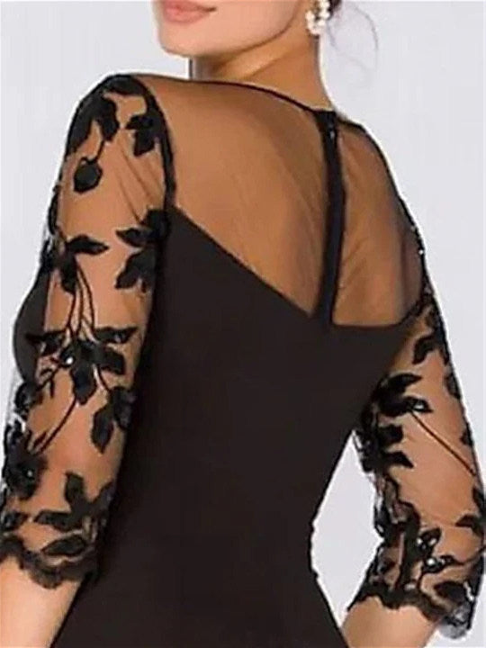Robe De Mariée Pour Invitée À Fleurs Avec Jupe Trapèze Pour Femme | Maxi