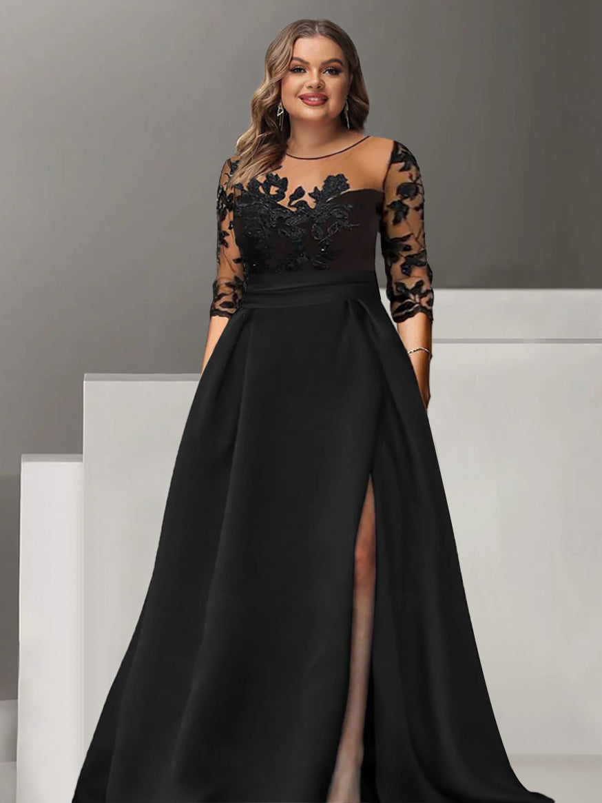 Robe De Mariée Pour Invitée À Fleurs Avec Jupe Trapèze Pour Femme | Maxi