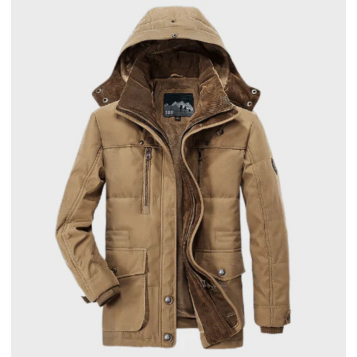 Hommes Manches Longues Veste D'hiver | Capuche