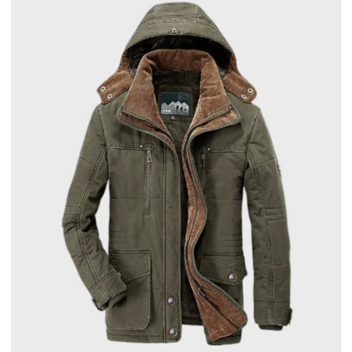 Hommes Manches Longues Veste D'hiver | Capuche