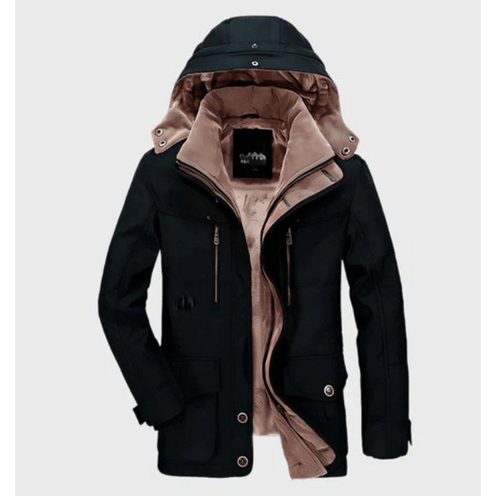 Hommes Manches Longues Veste D'hiver | Capuche