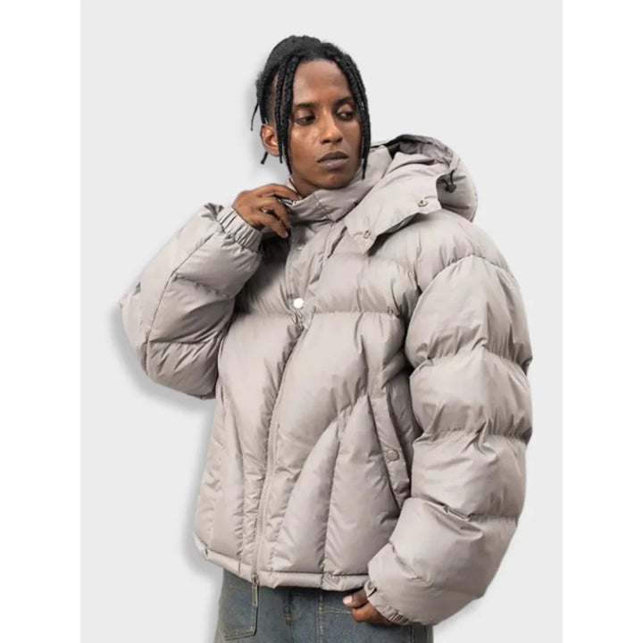 Homme Veste Capuchon D'hiver |  Bouffante