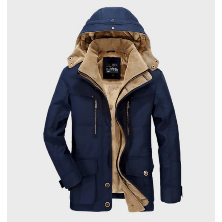 Hommes Manches Longues Veste D'hiver | Capuche