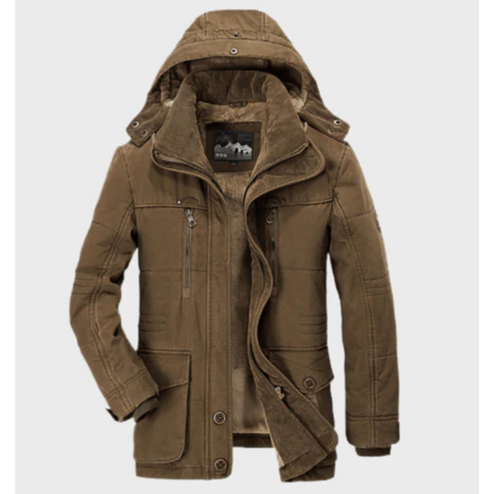 Hommes Manches Longues Veste D'hiver | Capuche