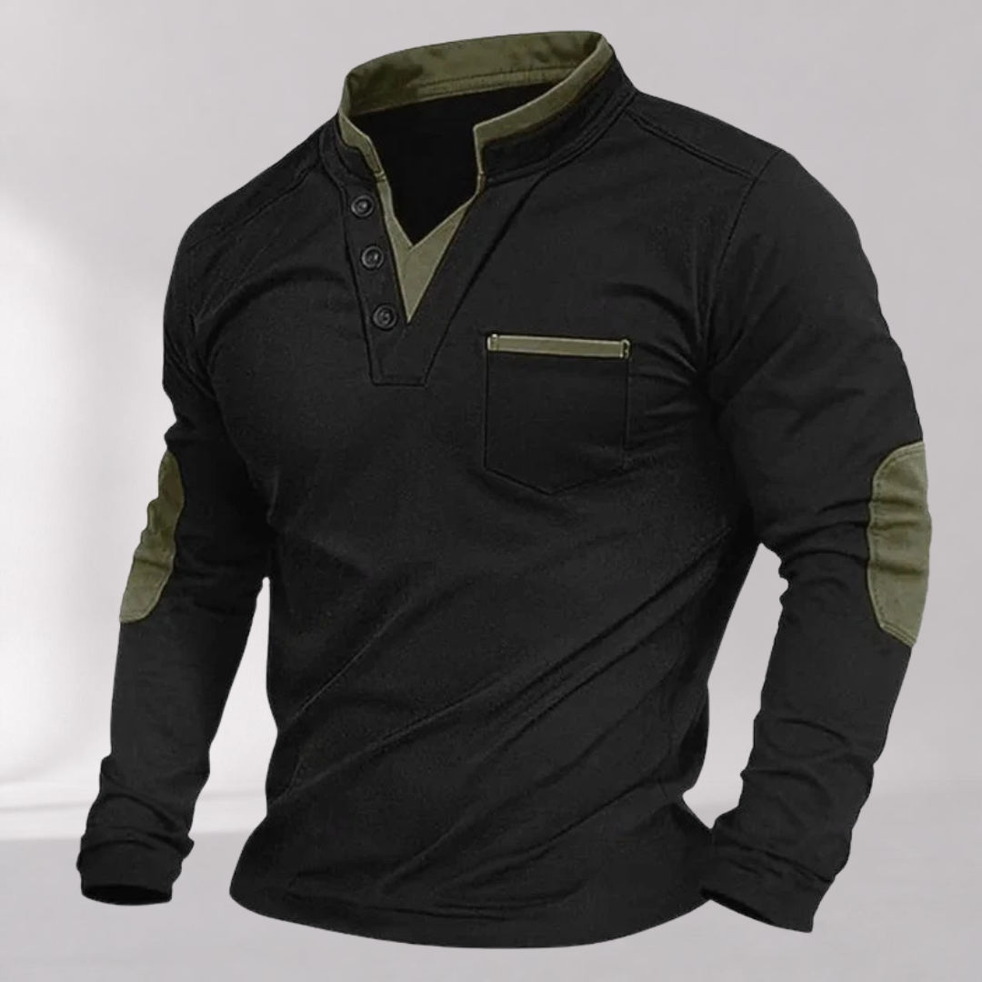 Sweatshirt Homme Col V Coupe Décontractée