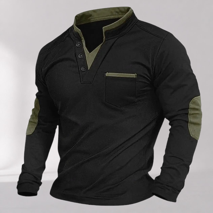 Sweatshirt Homme Col V Coupe Décontractée