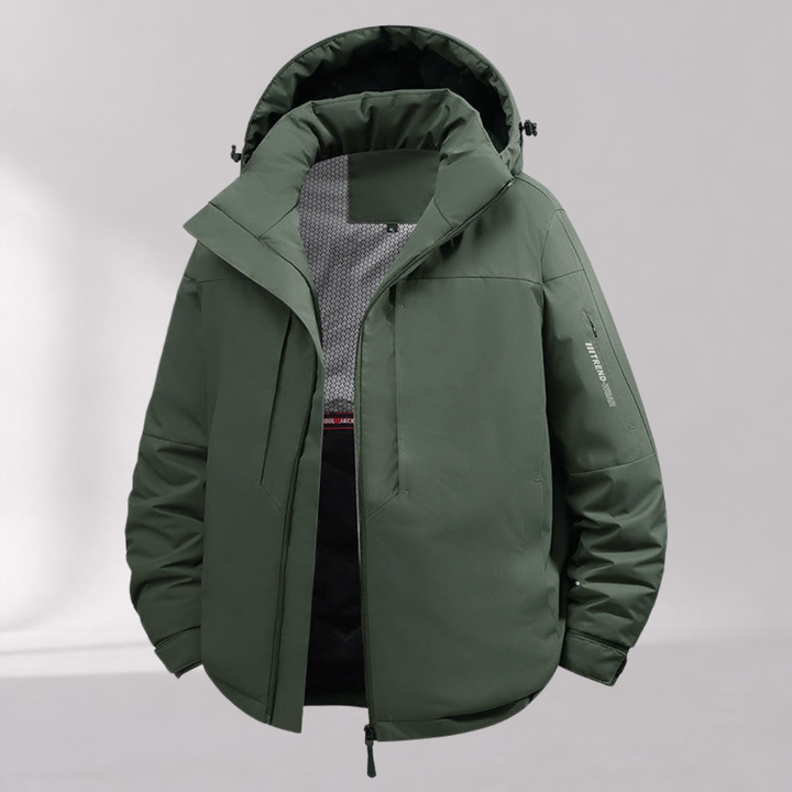Veste Imperméable à Capuche Homme – Respirante avec Poignets Réglables