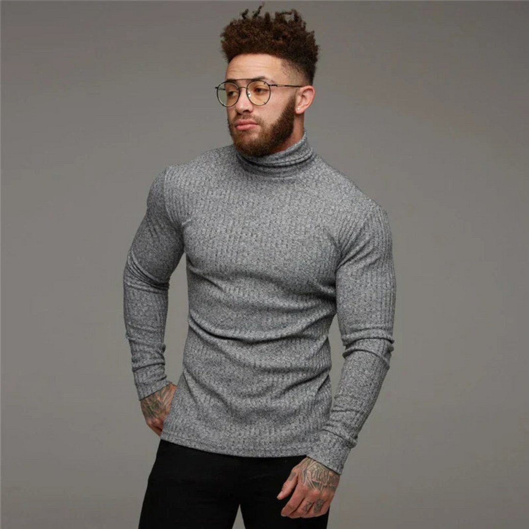 Kamil | Pull à Col Roulé Pour Homme