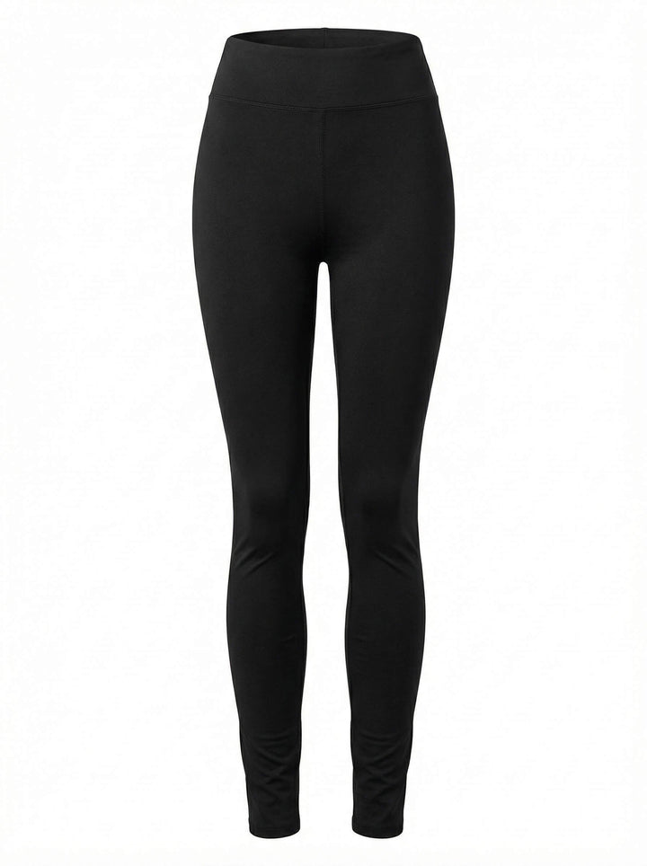 Legging Femme Doublé Polaire Taille Haute