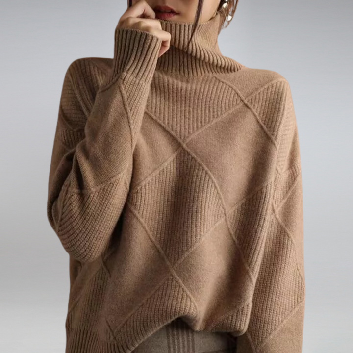 Hellen | Pull À Col Roulé Pour Femmes | Chaude