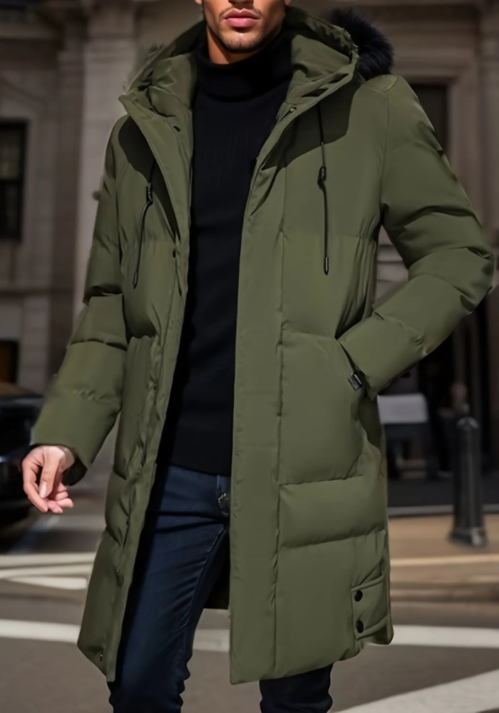 Kalvin | Parka D'hiver Pour Hommes | Longue