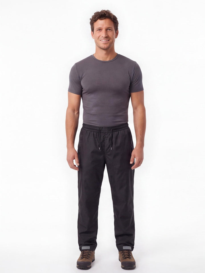 Men's Waterproof Hiking Overtrousers Elasticated Waist