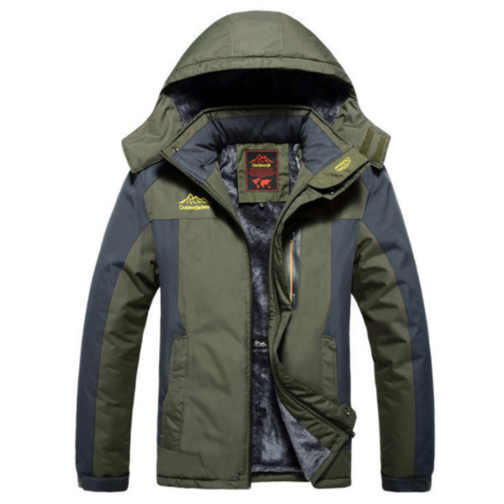 Izayah | Veste D'hiver Pour Hommes | Imperméable | Chaude | Avec Capuche