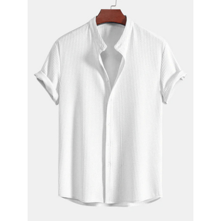 Hommes Chemise Boutonnée À Manches Courtes | Décontracté