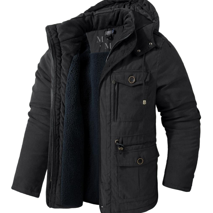 Nigel | Veste d'Hiver Pour Hommes | Chaude | Capuche