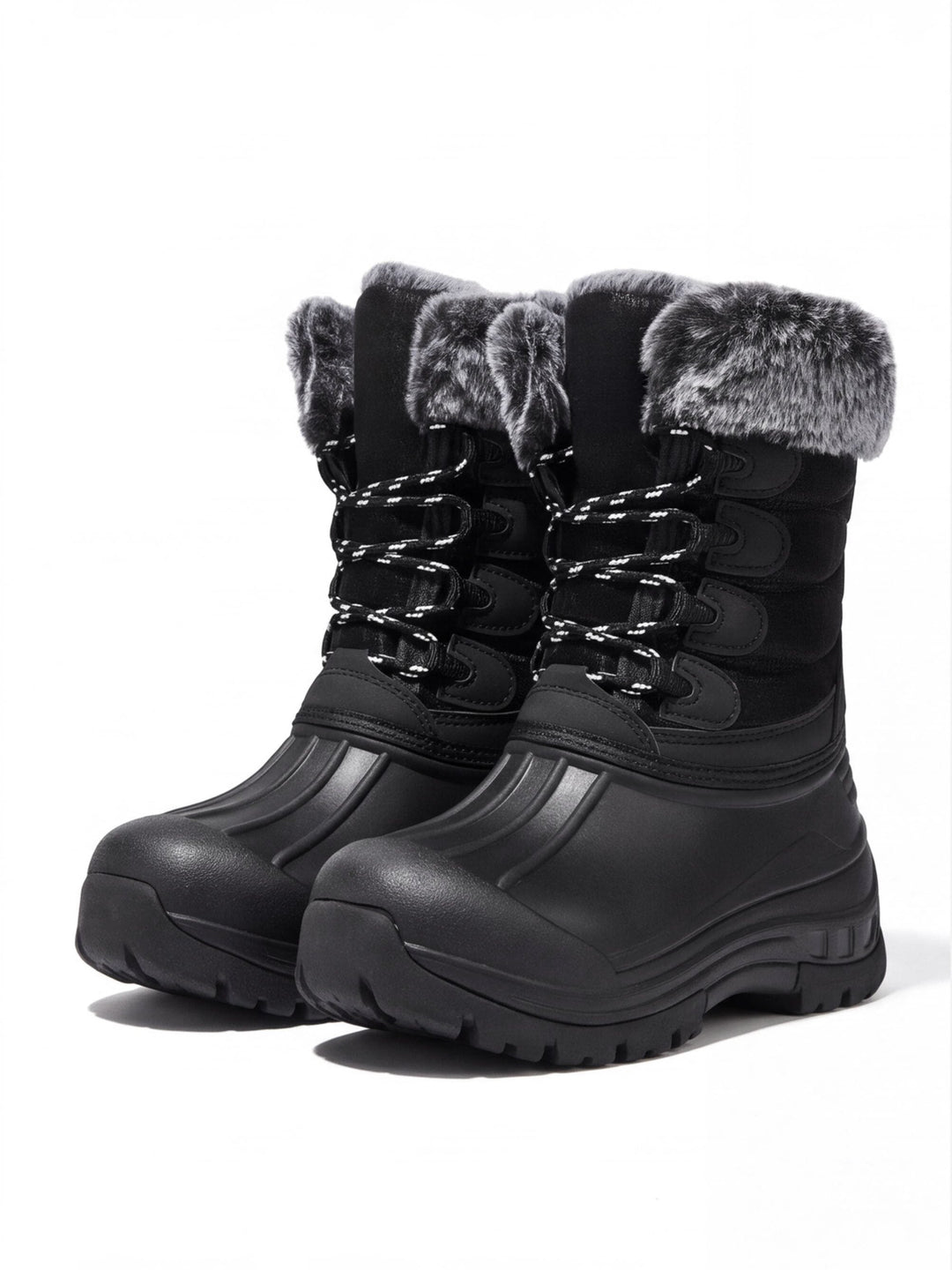 Women's Waterproof Snow Boots with Fur Lining