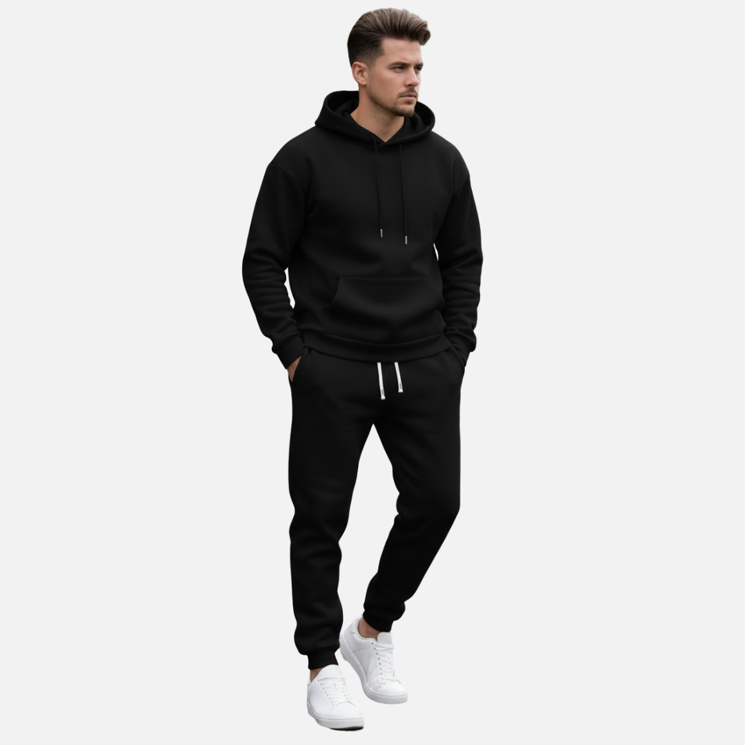 Ensemble Survêtement Homme À Capuche Et Jogger Coupe Ajustée