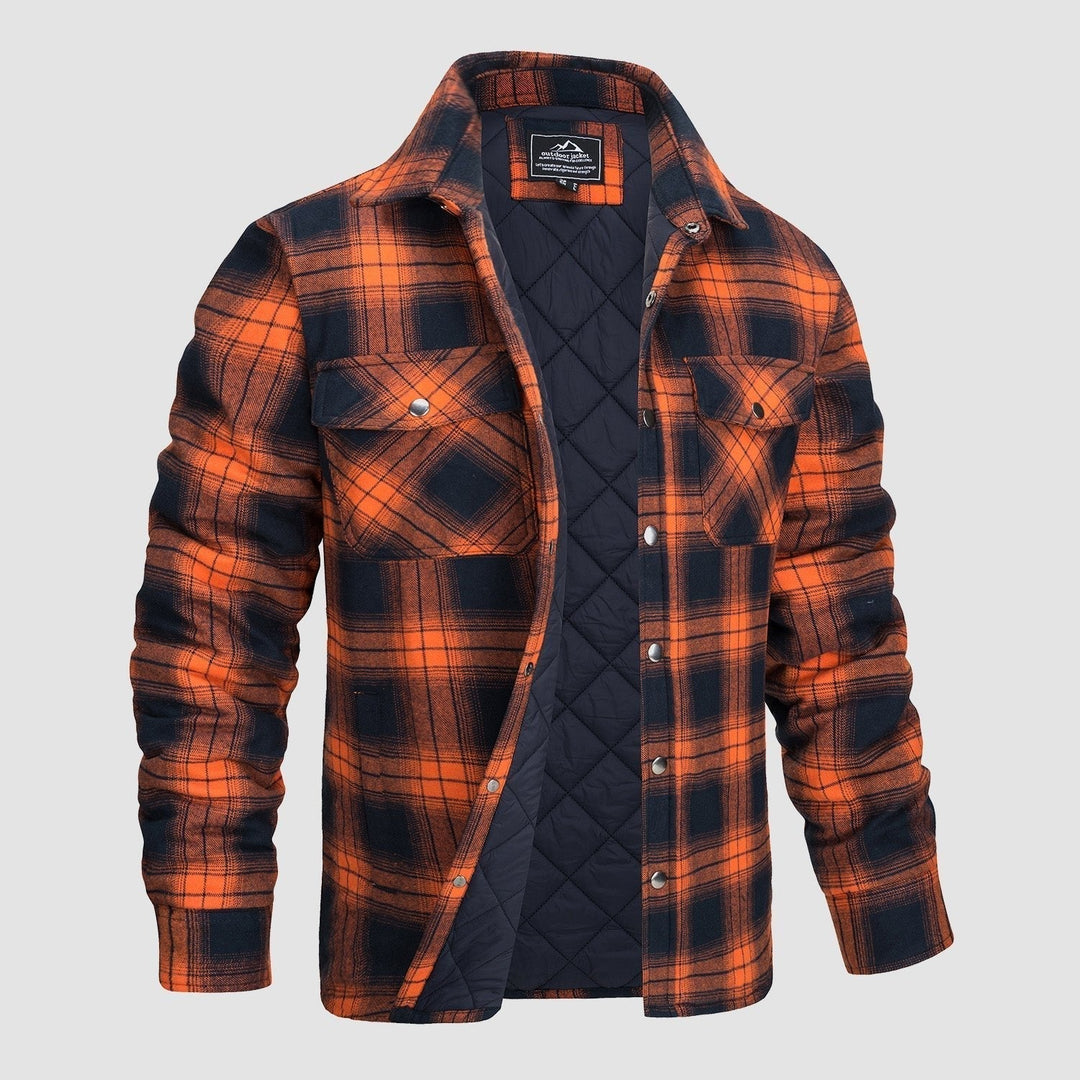 Surchemise à Carreaux Matelassée pour Homme