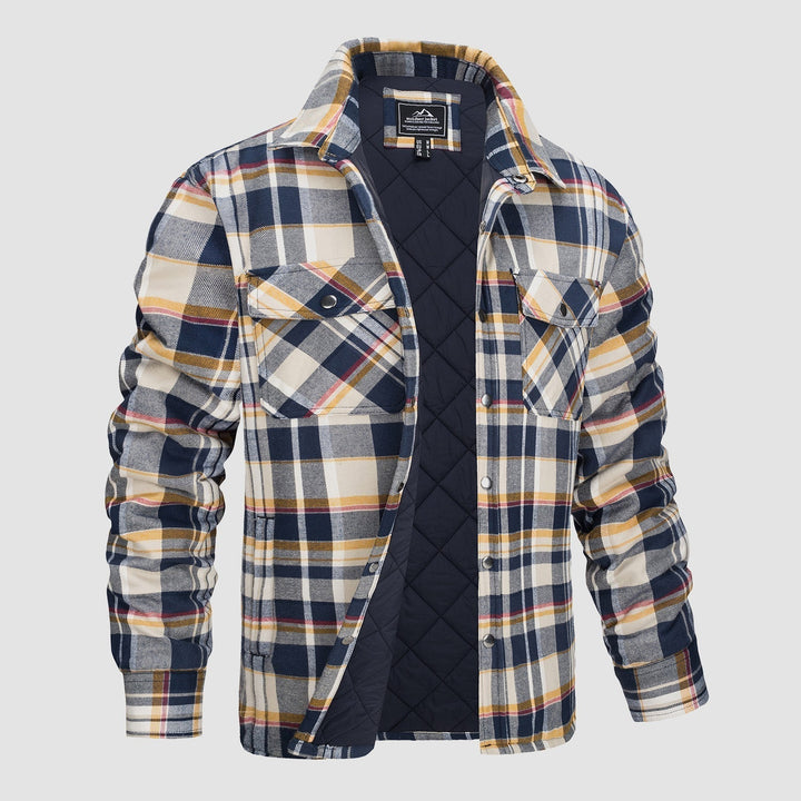 Surchemise à Carreaux Matelassée pour Homme