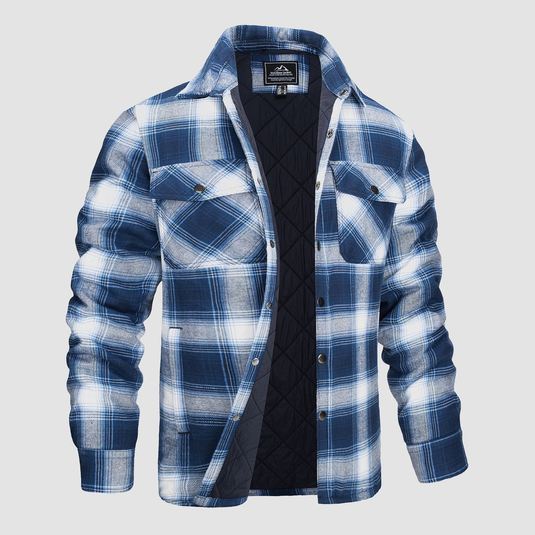 Surchemise à Carreaux Matelassée pour Homme