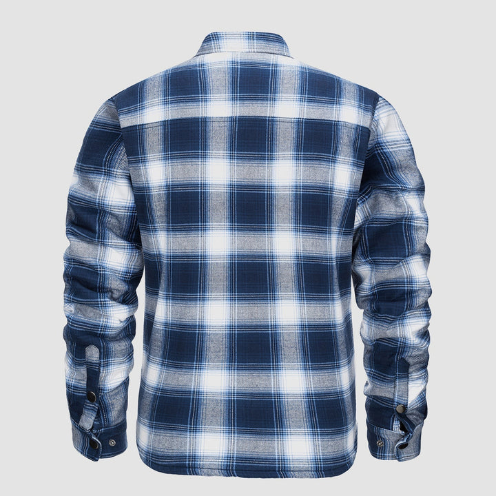 Surchemise à Carreaux Matelassée pour Homme
