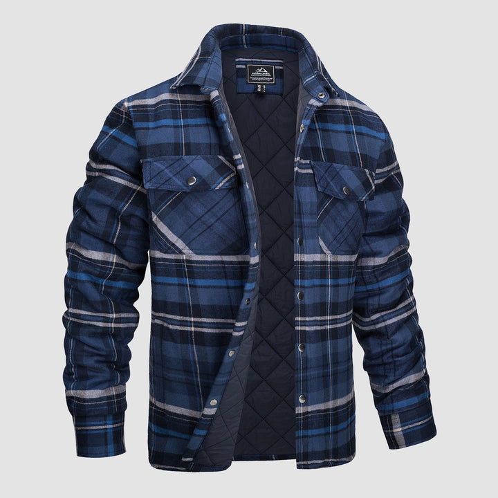 Surchemise à Carreaux Matelassée pour Homme