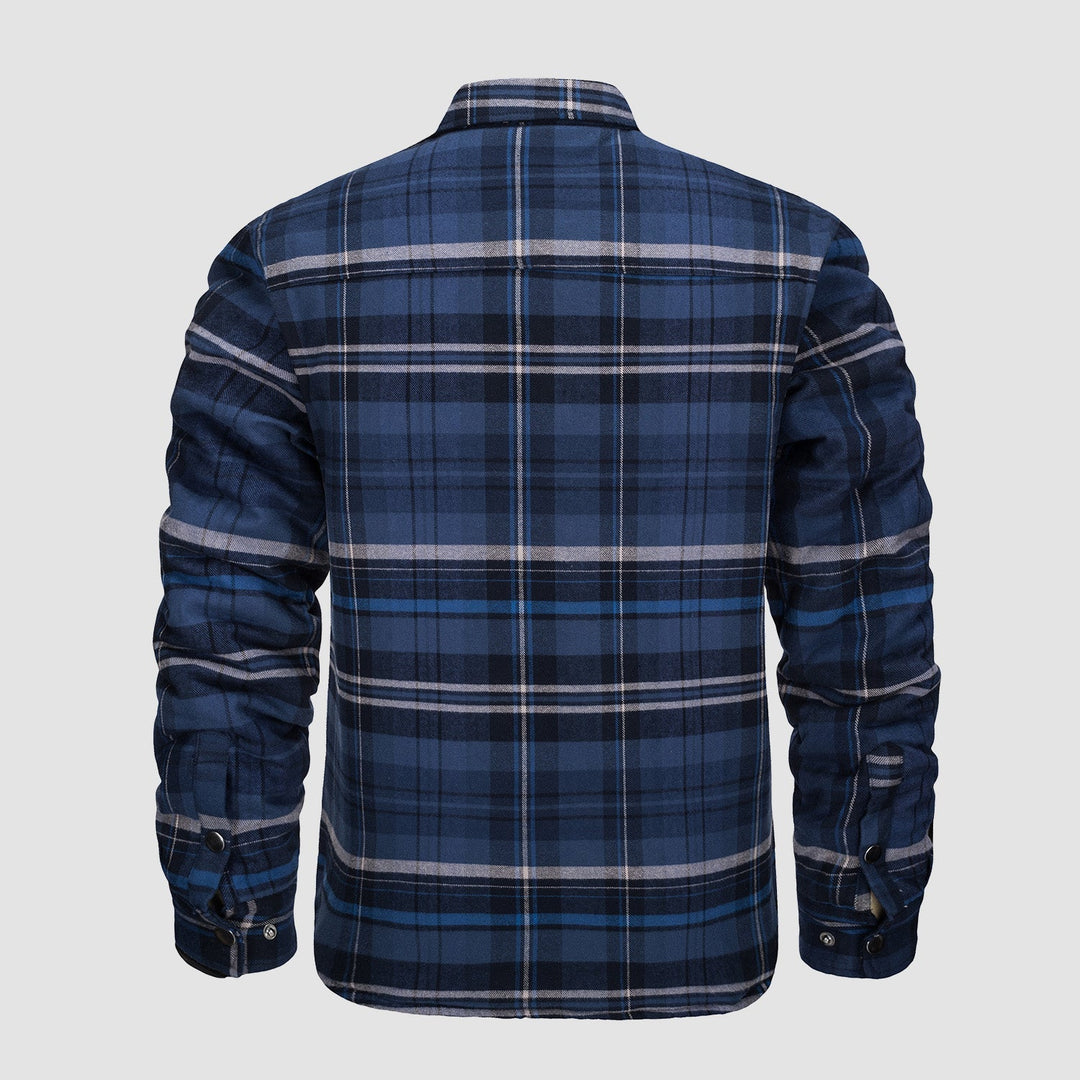 Surchemise à Carreaux Matelassée pour Homme