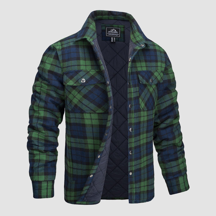 Surchemise à Carreaux Matelassée pour Homme