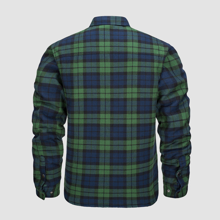 Surchemise à Carreaux Matelassée pour Homme