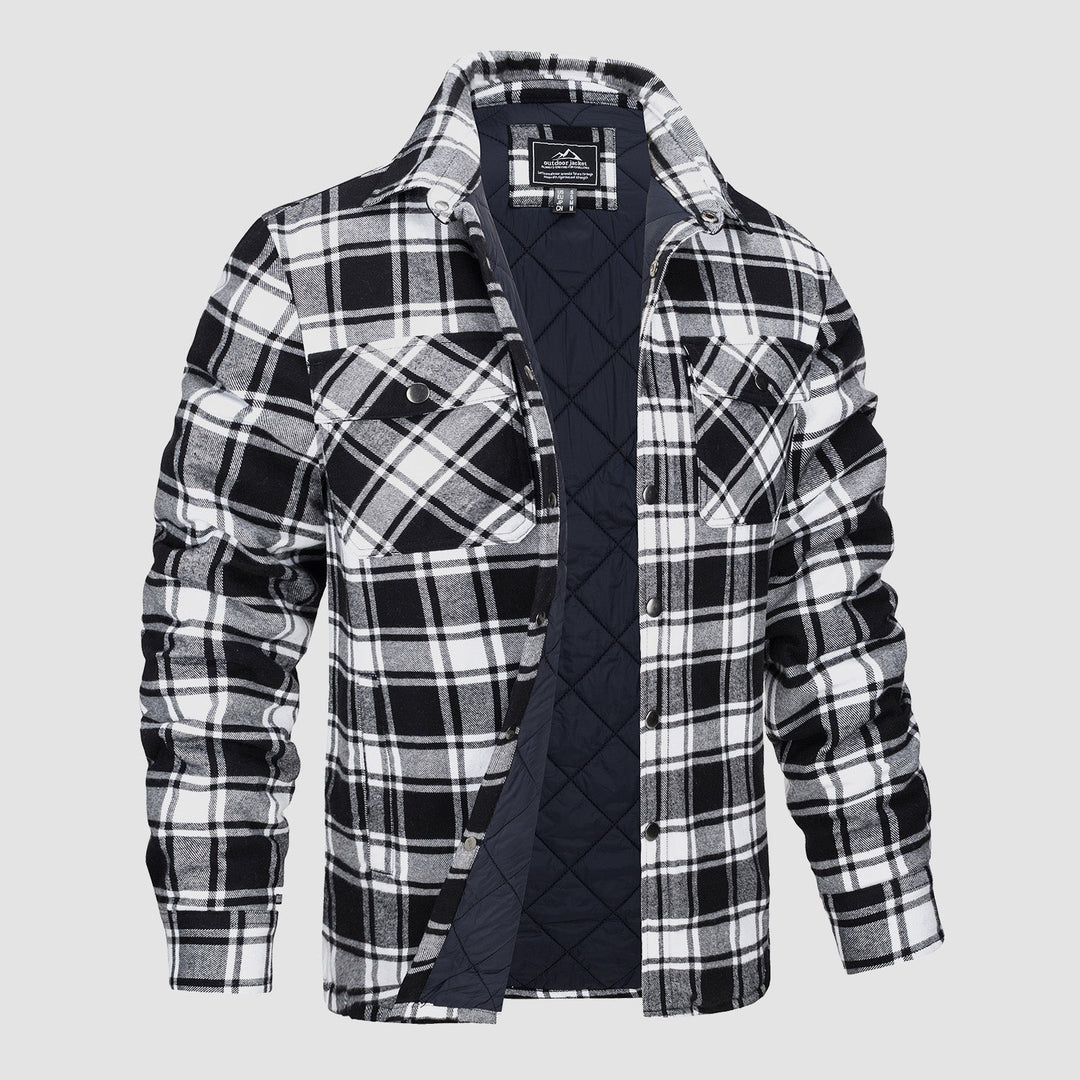 Surchemise à Carreaux Matelassée pour Homme