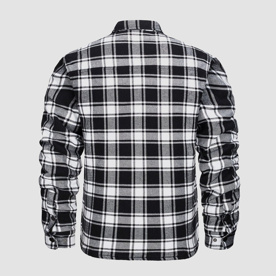 Surchemise à Carreaux Matelassée pour Homme