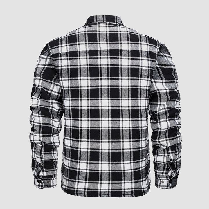 Surchemise à Carreaux Matelassée pour Homme