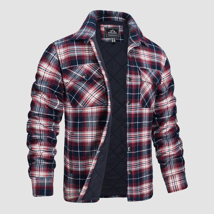 Surchemise à Carreaux Matelassée pour Homme