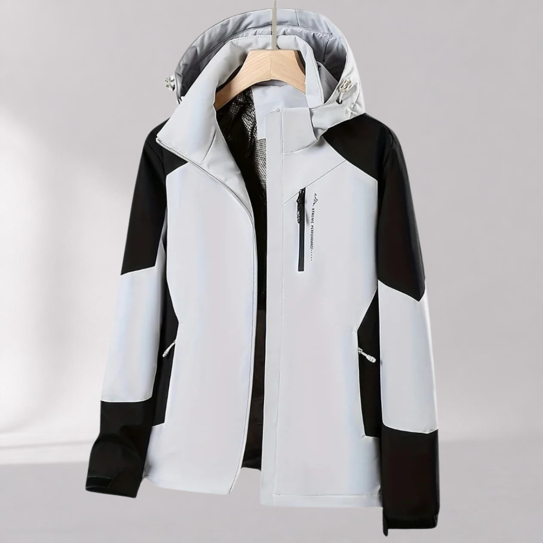Veste Outdoor Colorblock à Capuche Femme