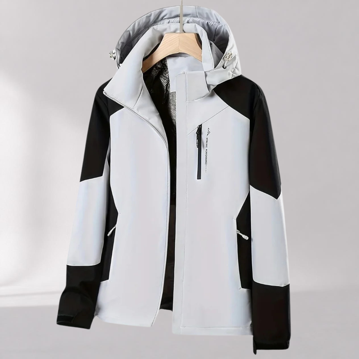 Veste Outdoor Colorblock à Capuche Femme